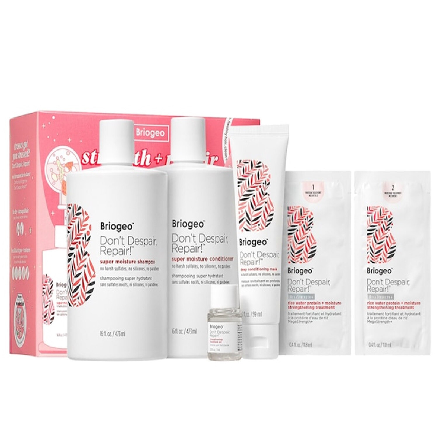 DON'T DESPAIR, REPAIR!&trade; STRENGTHEN + REPAIR TRAVEL KIT (SET DE CABELLO)